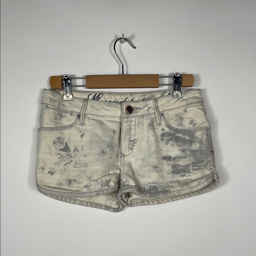 Women's Tie-Dye Denim Shorts